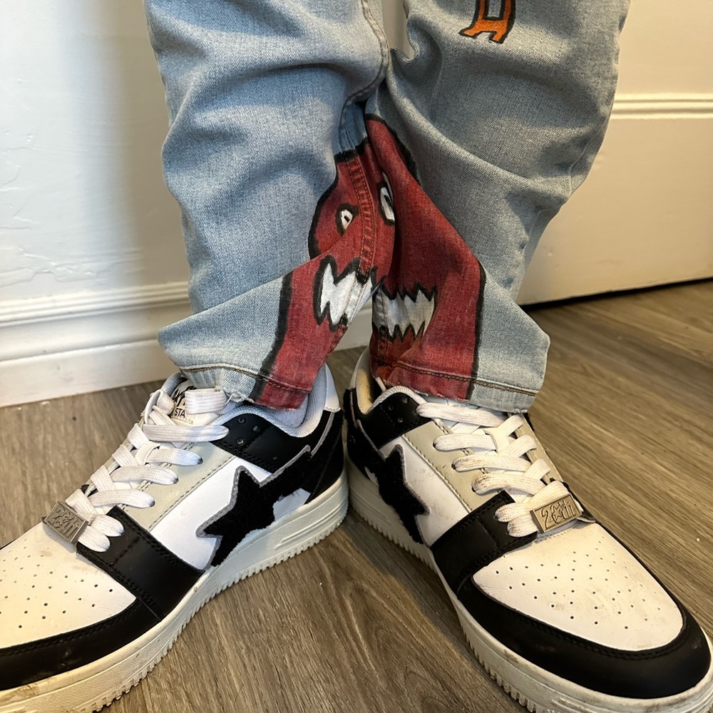 Custom Men’s Designer jeans (H4TE 4 HE4LTH)